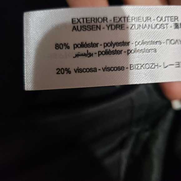 Zara GOLD BUTTON STRAIGHT BLAZER bloggers favorite black - Picture 10 of 10